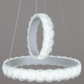 Люстра 80357-0.4-500+300 LED ПДУ ПДУ+диммер 3500-6000К S=30м2 *1