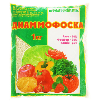 Удобрение диаммофоска Пермагробизнес, 1 кг