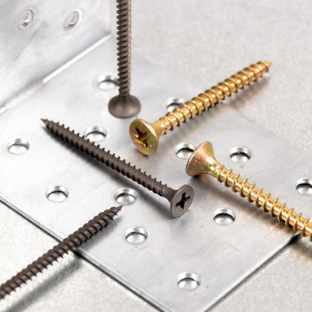 Саморезы по металлу BROZEX пакет 3,5*45 частая резьба (20шт) *10/100