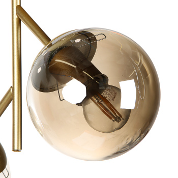 Люстра N36375/2 GD 2*40W E27 220V (l-350; w-130; h-300)  VERNER LIGHTING *1