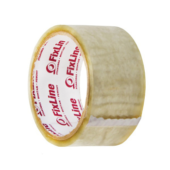 Лента клейкая FixLine, 48 мм х 32 м, прозрачная Лента клейкая FixLine, 48 мм х 32 м, прозрачная