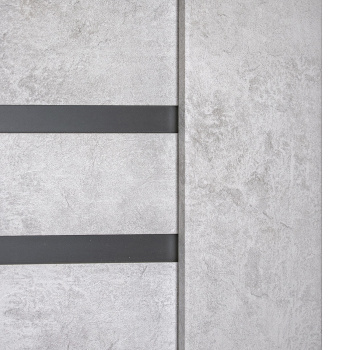 Дверь межкомнатная остеклённая ЦАРГИ ПВХ COMFORT-11 Бетон Снежный 700мм BROZEX-WOOD *1