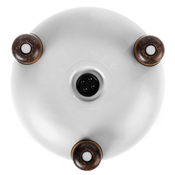 Кашпо пластм. "Жардин"  9л d верха 260мм h255мм с съем дрен.решеткой Белый М9125 *1/4 Кашпо пластм. "Жардин"  9л d верха 260мм h255мм с съем дрен.решеткой Белый М9125 *1/4