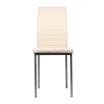 Стул СОРЕНТО ПЛЮС 400x400x970 кожазам КРЕМОВЫЙ+металл.каркас*4