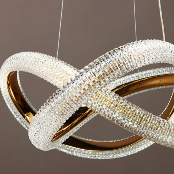 Люстра 9233/96W Gold  450 мм 3 реж., пульт S=16м2  VERNER LIGHTING *1