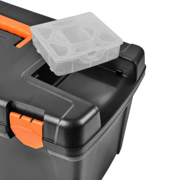 Ящик д/инструмента пластм. "Blocker Master 24" черный/оранжевый BR6006ЧРОР *1/4