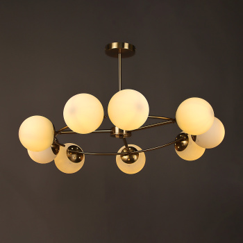 Люстра N36355/9 COP 9*40W E27 220V (d-780; h-500)  VERNER LIGHTING *1