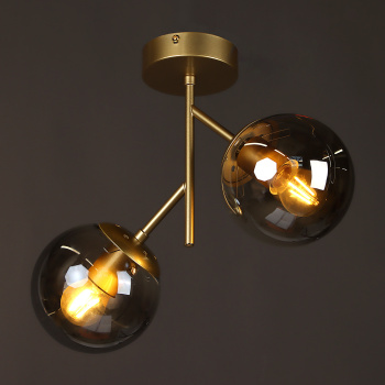 Люстра N36375/2 GD 2*40W E27 220V (l-350; w-130; h-300)  VERNER LIGHTING *1