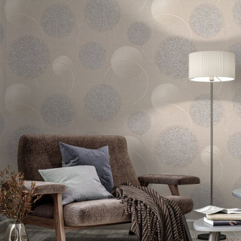 Обои флиз "Палитра" Oliver 2 (беж.) VV72496-22  1,06*10м *1/6