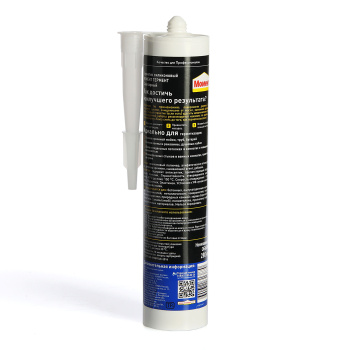 Герметик санитарный 280 мл Момент Гермент, силиконовый, прозрачный