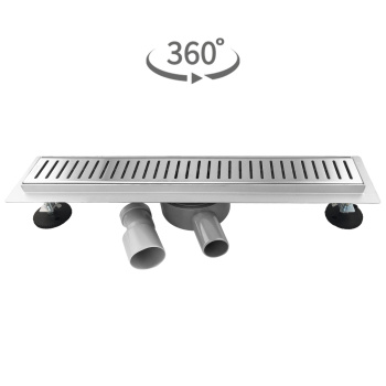 Желоб из нержавеющей стали Санакс 500х70 мм линейный горизонтальный, с зазором под ПЛИТКУ 00038*1/5