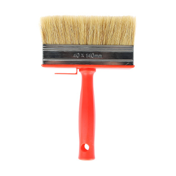 Кисть ракля 40х140 мм Toolberg, натуральная щетина, пластиковая ручка