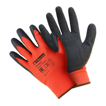 Перчатки рабочие полиэстер, с текстуриров. латексное покрытие р-р 9 PSV035P "Fiberon" *1/12/120 Перчатки рабочие полиэстер, с текстуриров. латексное покрытие р-р 9 PSV035P "Fiberon" *1/12/120