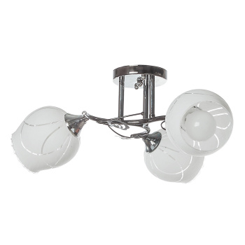 Люстра Verner Lighting N2299/3, 40 Вт, Е27, 3 лампы, черный/хром Люстра Verner Lighting N2299/3, 40 Вт, Е27, 3 лампы, черный/хром