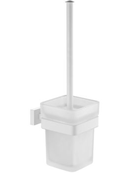 Ерш для туалета настенный белый, 125х85х34 мм. , Shevanik SG5600C  *1/20