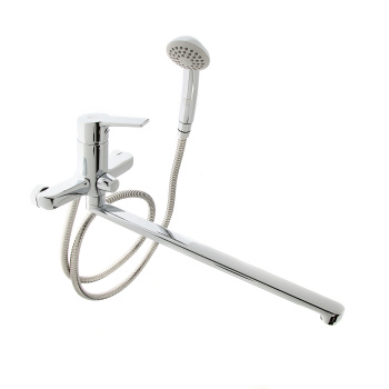 Смеситель для ванны Milardo Stripe, длинный излив, однорычажный