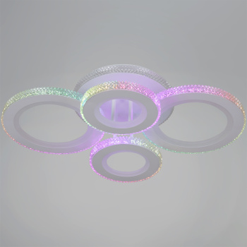 Светильник потолочный светодиодный 23062-0.3-2+2A LED 82W 3000-6500К ПДУ+диммер S=16м2  *1