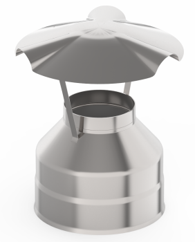 Оголовок 115х200 нерж./оцинк., 0,5мм 0,5мм AISI 430 тип-2 GS аналог РЯ68 *1/18