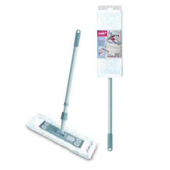 Швабра "флеттер" с насадкой из микрофибры "бархат", телескоп. ручка 145см "MAGNETIC" 081690 *1/12 Швабра "флеттер" с насадкой из микрофибры "бархат", телескоп. ручка 145см "MAGNETIC" 081690 *1/12