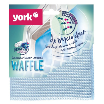 Салфетка для уборки д/окон микрофибра "WAFFLE" 35х35см 026280 "York" *1/24 Салфетка для уборки д/окон микрофибра "WAFFLE" 35х35см 026280 "York" *1/24