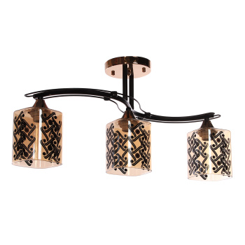 Люстра Verner Lighting A3944/3, 40 Вт, Е27, 3 лампы, черный/золото Люстра Verner Lighting A3944/3, 40 Вт, Е27, 3 лампы, черный/золото