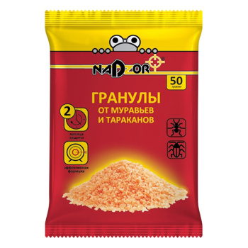 Гранулы от муравьев и тараканов 50г Nadzor (GRAN123) *10/100 Гранулы от муравьев и тараканов 50г Nadzor (GRAN123) *10/100