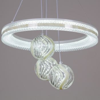 Люстра 60067-0.4-1+3A LED ПДУ ПДУ+диммер 3500-6000К S=28м2 *1