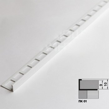 Профиль для отделки внутренних углов ПК 13 2700мм16 Белый матовый Лука*1/6