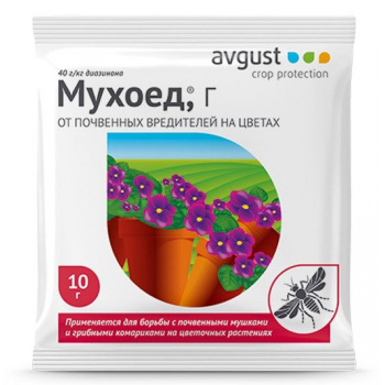 Средство от почвенных мушек МУХОЕД 10г (Август) *10/200