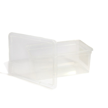 Коробка д/хранения пластм. 3,5л 259х182х106мм прозрачная арт.715 ("Полимербыт") *1/11