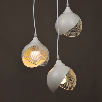 Люстра N6482/3H WT 3*40W E27 220V (d-360; h-800)  VERNER LIGHTING *1