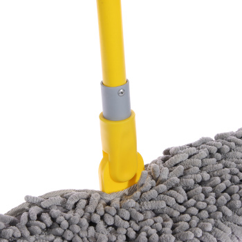 Швабра "флеттер" насадка микрофибра 2-х стор.-"бархат"/"лапша",тел.р.KD-17F08-М/Gr "Мамонтенок"*1/30